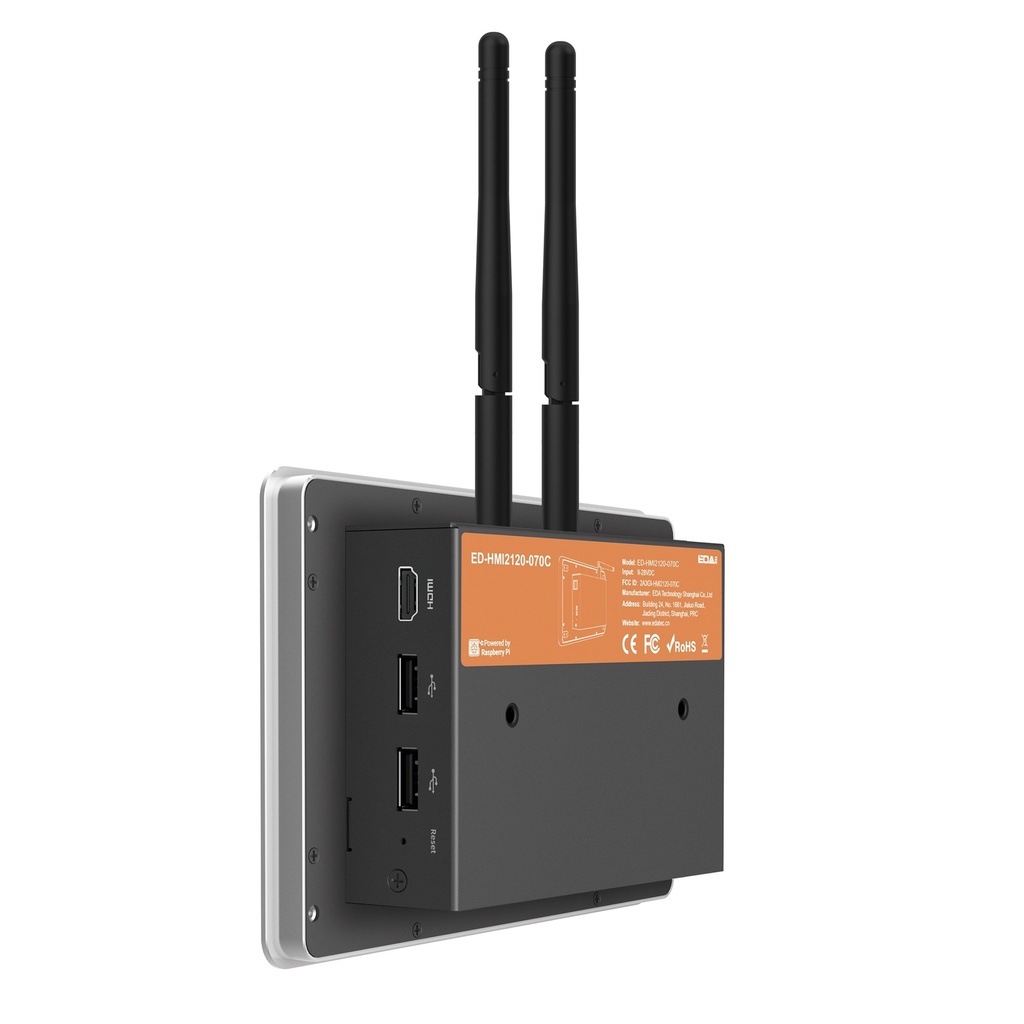 ED-HMI2120 HMI Edge Computer 10.1" Touch WiFi