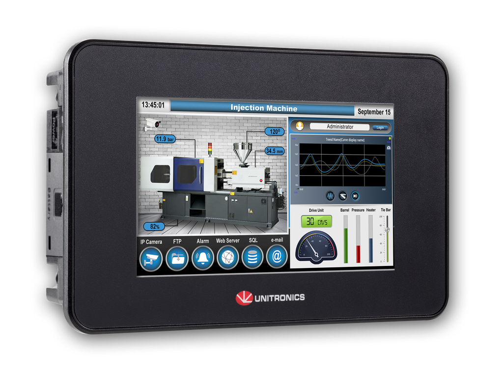 USL-050-B05 Unistream PLC Display 5"