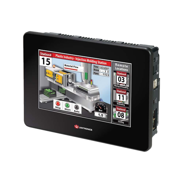 USP-070-C10 UniStream pantalla HMI 7" Color Touch con Licencia Cloud