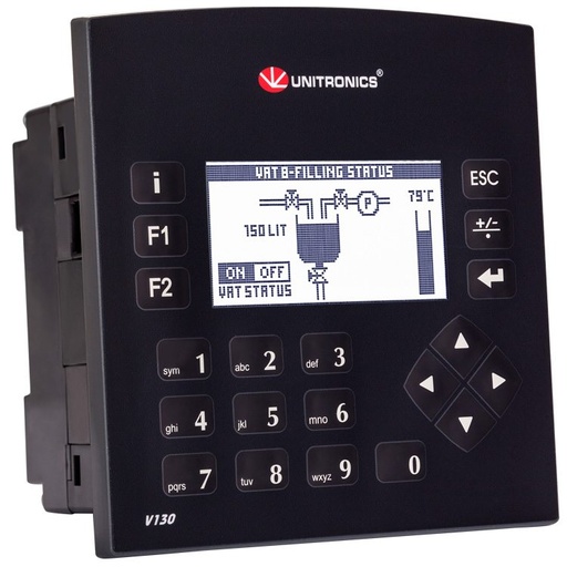 [V130JR34] V130-J-R34 OPLC b/n 22 entradas 12 salidas relé