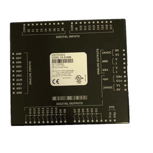 [V20018E2B] V200-18-E2B Módulo IO Snap-In 16/14 IN/OUT,ISO, Analógico