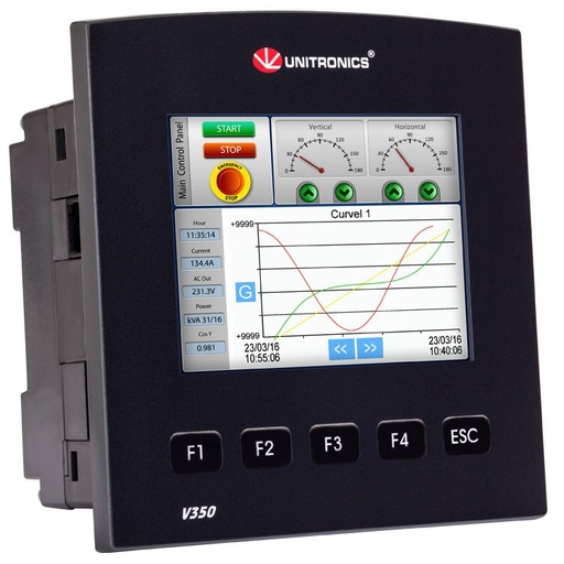 [V350JTA24] V350-J-TA24 PLC VISION 3.5" Touch Color I/O